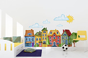 Watercolor Cute Houses Clipart, an Illustration by LuiDesignStudio (Thumbnail 4 of 5)