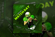 Match day social media flyers, a Social Media Template by Tanmoy Topu (Thumbnail 3 of 11)