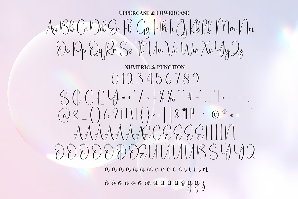 Buble | Script Font, a Handwritten Font by Scratchones (Photo 7 of 9)
