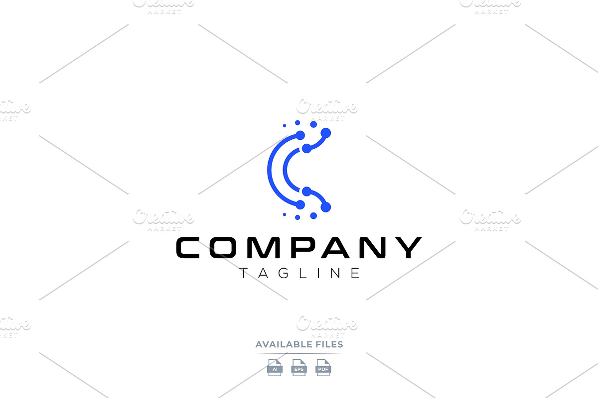 Letter C technology logo modern, a Branding & Logo Template by mhafifuadi