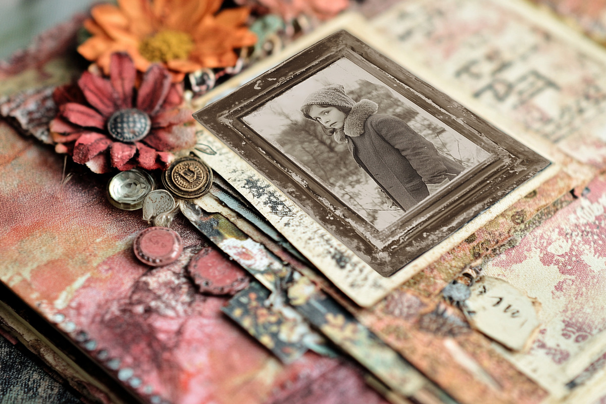 Antique Aura: Vintage Photo Frames, a Person Illustration by NiiiNArt (Photo 5 of 9)