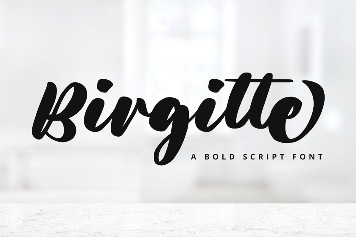 Brush Font Bundle, a Script Font by Flat Icons (Photo 5 of 16)