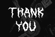 Death Vanguard, a Blackletter Font by HATFSTUDIO (Thumbnail 8 of 8)