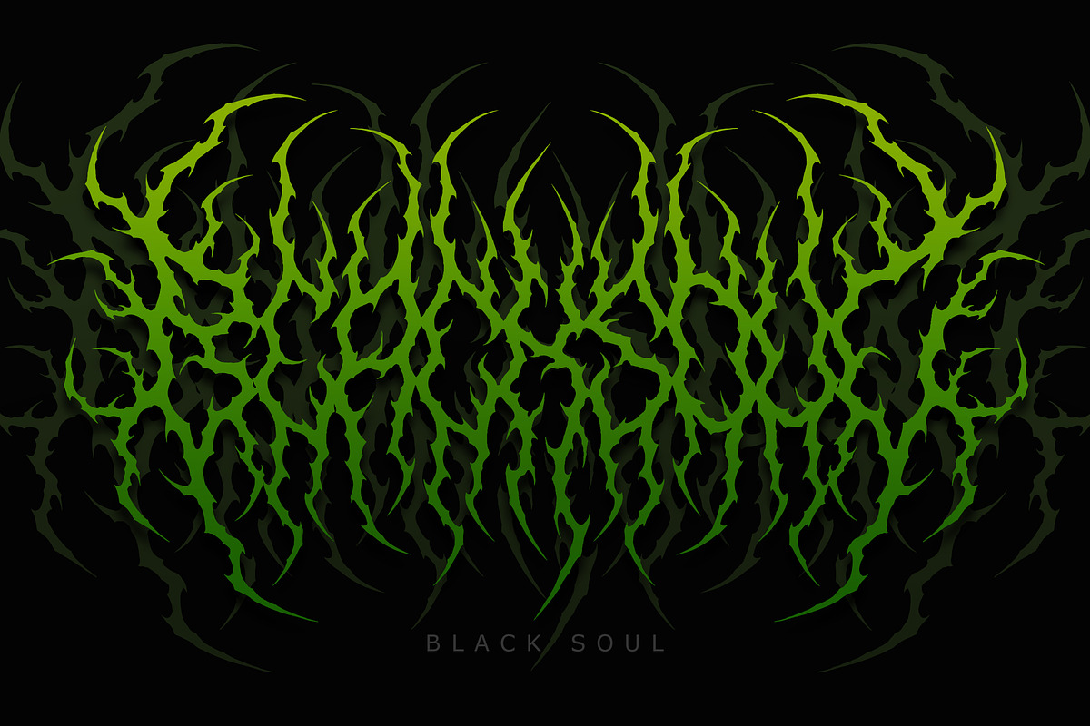 Deadscore | Black Metal Font Vol. 8, a Blackletter Font by Madhaline Studio (Photo 13 of 15)