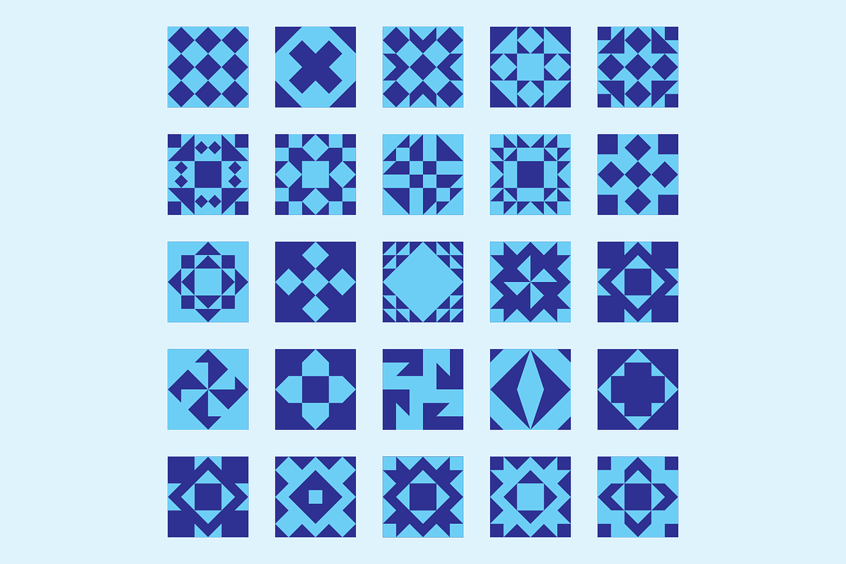 Quilt Patterns Icons, an Icon by GG Design (Photo 5 of 16)