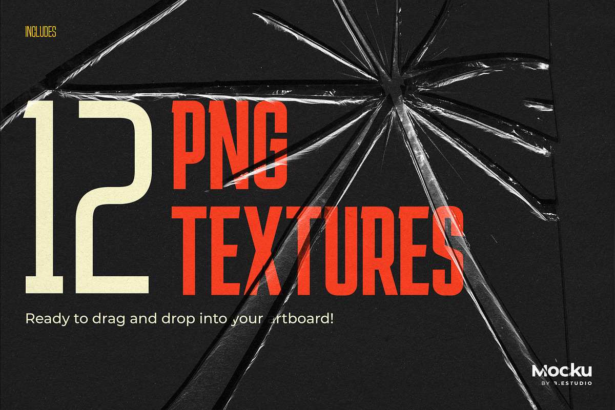 Broken Glass Textures & Mockups, a Texture Graphic by Mocku (Photo 10 of 16)