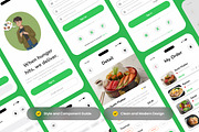 Delishio - Food Delivery App Design, an App Template by productype1 (Thumbnail 3 of 5)