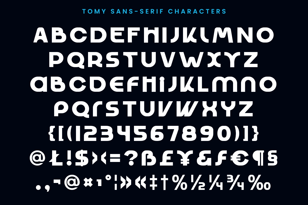 Tomy - Modern Minimal Font, a Sans Serif Font by roomspace creative lab (Photo 11 of 11)