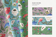 Chinoiserie Floral Pattern & Prints, a Pattern Graphic by likorbut (Thumbnail 6 of 13)