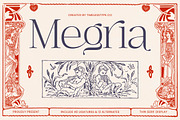 Megria Elegant Thin Serif Display, a Serif Font by timelesstype.co (Thumbnail 1 of 20)