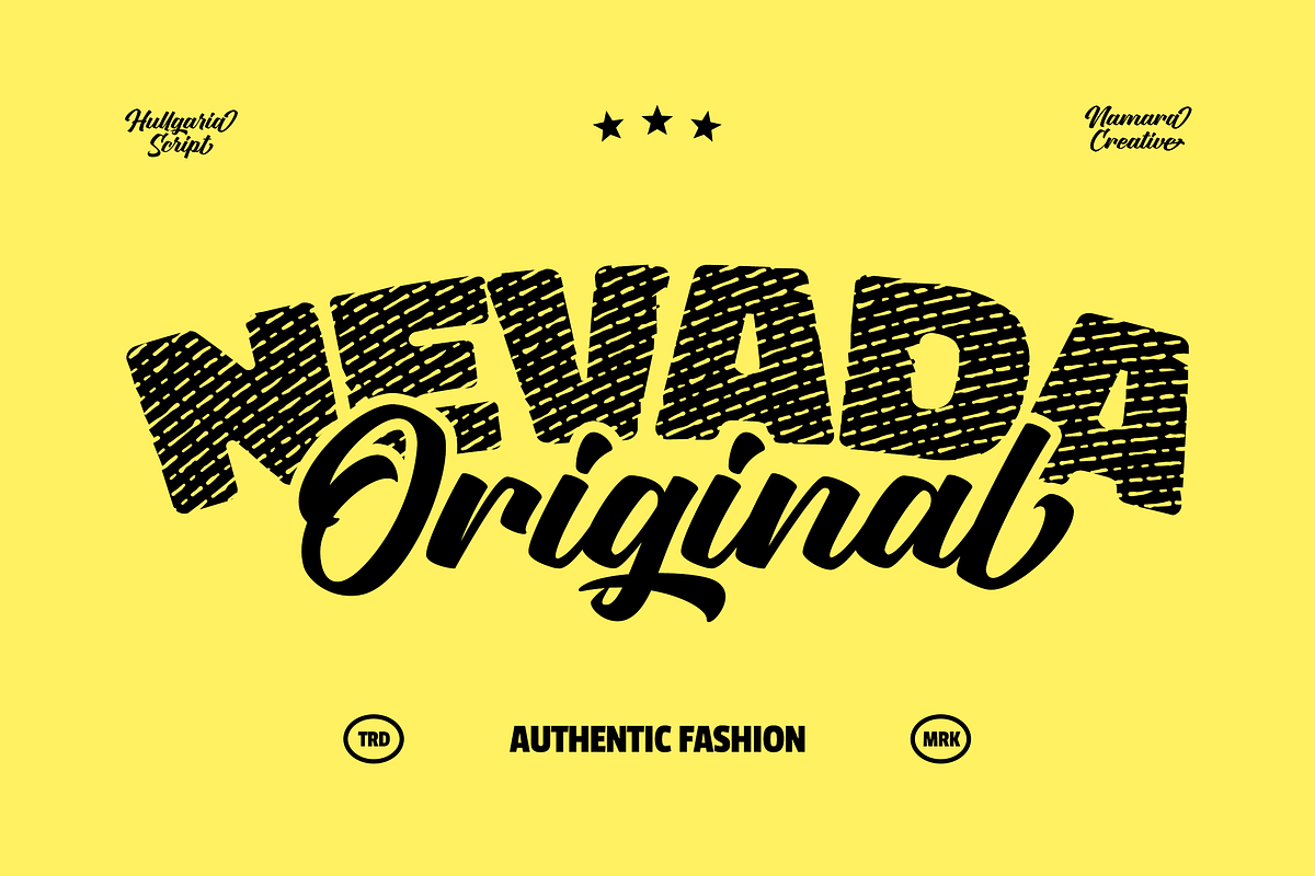 Hullgaria - Bold Script Fonts, a Script Font by Namara Creative Studio (Photo 5 of 12)
