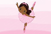 Vector African American Ballerina, an Illustration by TheCreativeMill (Thumbnail 4 of 4)