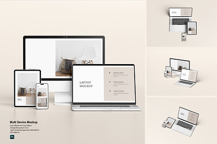 Multi Device Mockup, a Wearable Device Mockup by Graphic_world89