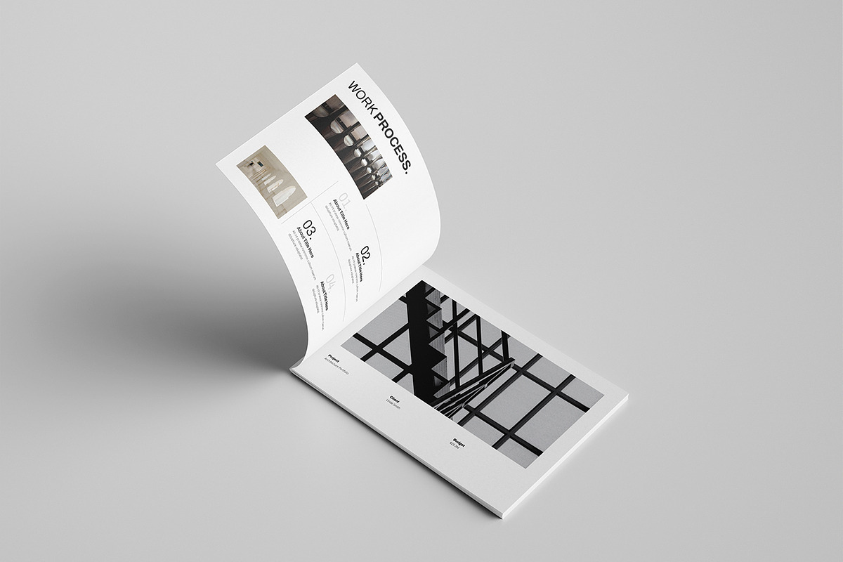 Architecture Portfolio Brochure, a Brochure Template by Spark_Creative (Photo 5 of 11)
