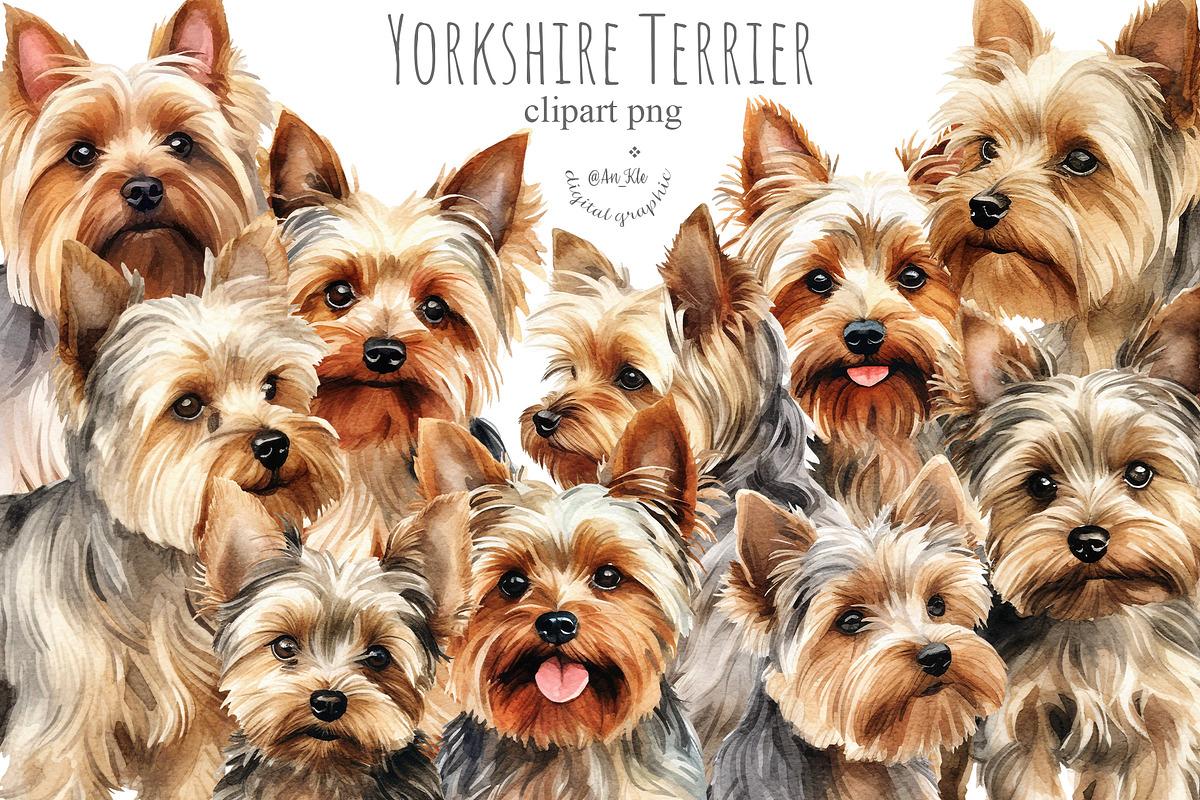 Yorkshire Terrier, an Animal Illustration by TheCuteShop (Photo 1 of 4)
