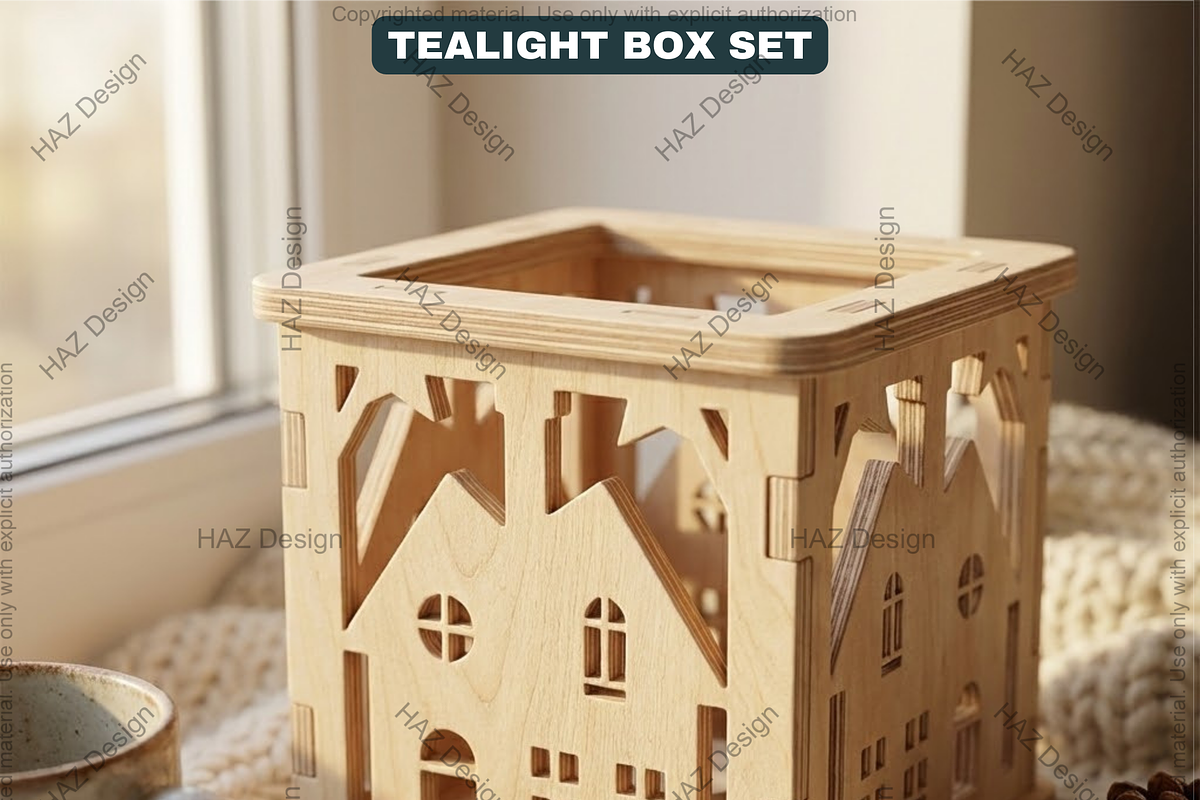 Laser Christmas Lantern Templates, a Graphic by AtacanDigital (Photo 4 of 13)