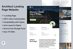 Architect Agency Landing Page