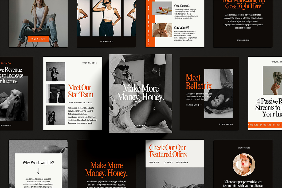 50 Canva Social Media Templates, a Social Media Template by Glo Design Studio (Photo 5 of 10)