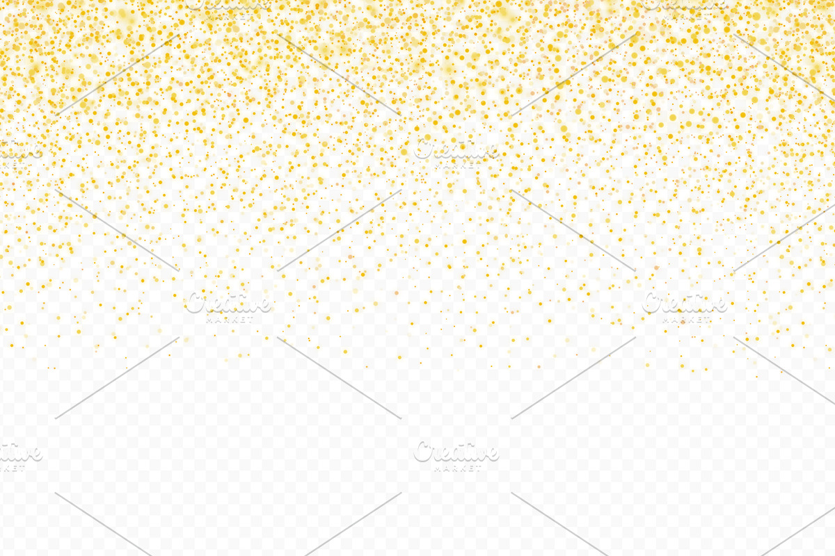 Golden glitter confetti background, a Decorative Illustration by Yayasya (Photo 2 of 3)