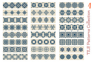 Collection1 of Azulejo Tile borders 