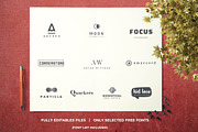 Branding logo premade modern kit, a Branding & Logo Template by Nues Design (Thumbnail 6 of 12)
