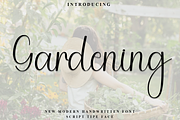 Gardening, a Handwritten Font by FreshTypeINK (Thumbnail 1 of 8)