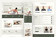 Yoga Studio Website UI Figma, an UI Kit Template by peterdraw (Thumbnail 3 of 7)
