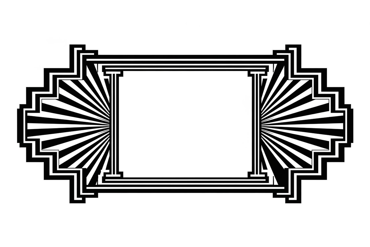 Art Deco Frame SVG Bundle, an Illustration by Creativeshirt (Photo 11 of 31)