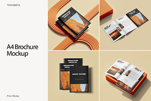 A4 Brochure Mockup