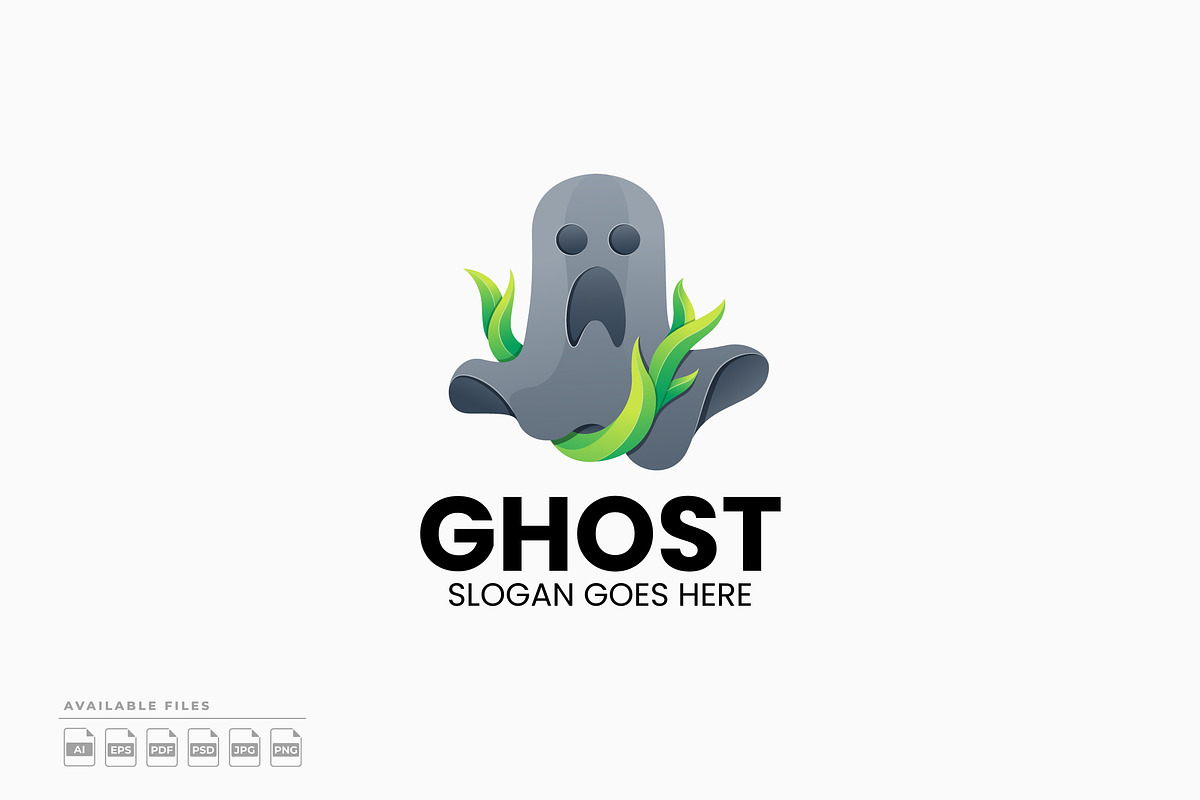 Ghost Gradient Colorful Logo, a Branding & Logo Template by Zeer Graphic