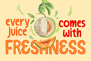 Melon Juice - Freshty Font, a Font by Good Java Studio (Thumbnail 3 of 9)