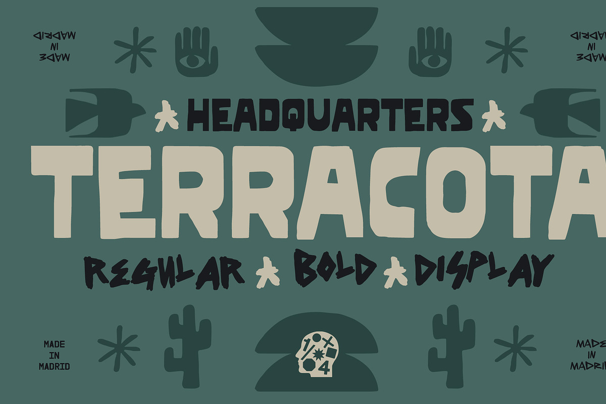 TERRACOTA FONT, a Font by Headquarters (Photo 1 of 5)
