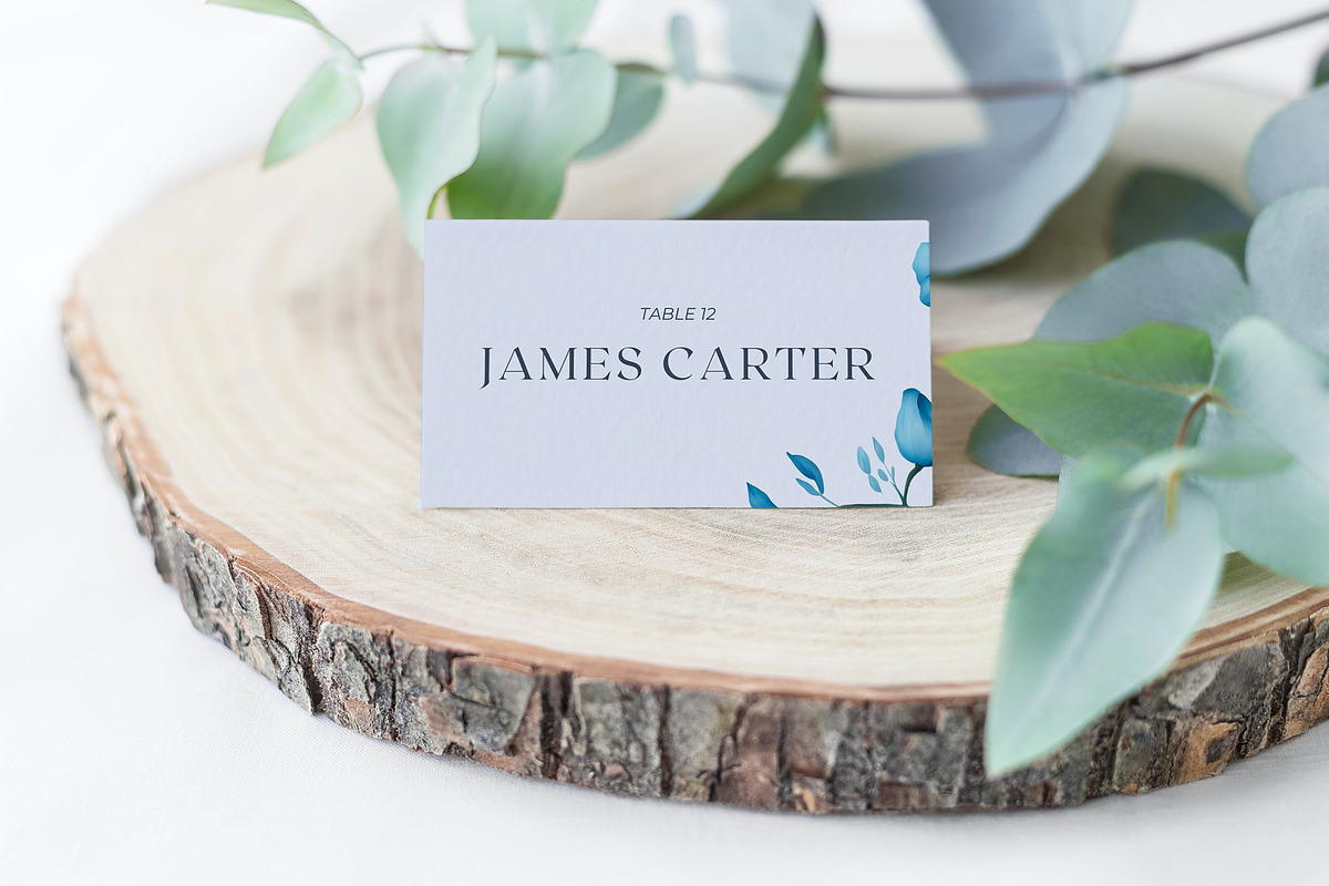 Wedding Template Bundle Light Blue, an Invitation Template by MarryMeMoments (Photo 4 of 7)