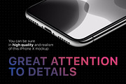iPhone X Mockup - Lying On Surface, an iPhone Mockup by Mockups & Illustrations (Thumbnail 10 of 11)