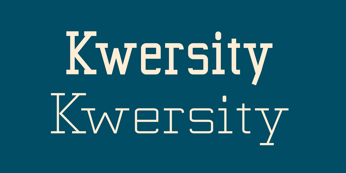 Kwersity, a Slab Serif Font by Ingrimayne Type (Photo 1 of 8)