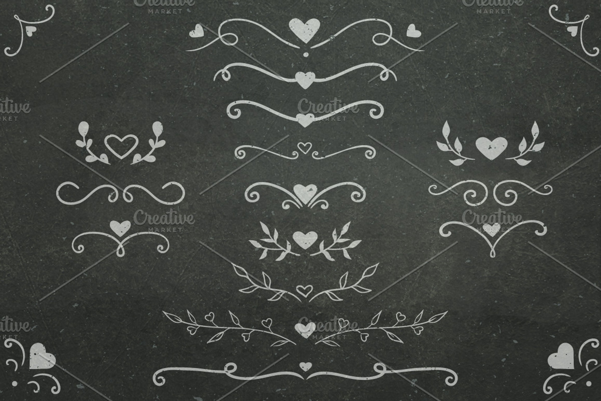 Valentine Day doodles, a Decorative Illustration by harmonia_green_art (Photo 3 of 5)