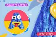 Friendly Monster SVG & PNG Fonts, a Sans Serif Font by TVartworks (Thumbnail 6 of 18)