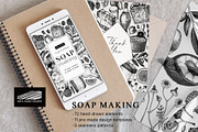 Hand-Drawn Soap Making Vector Set, a Healthcare Illustration by Yevheniia (Thumbnail 11 of 11)