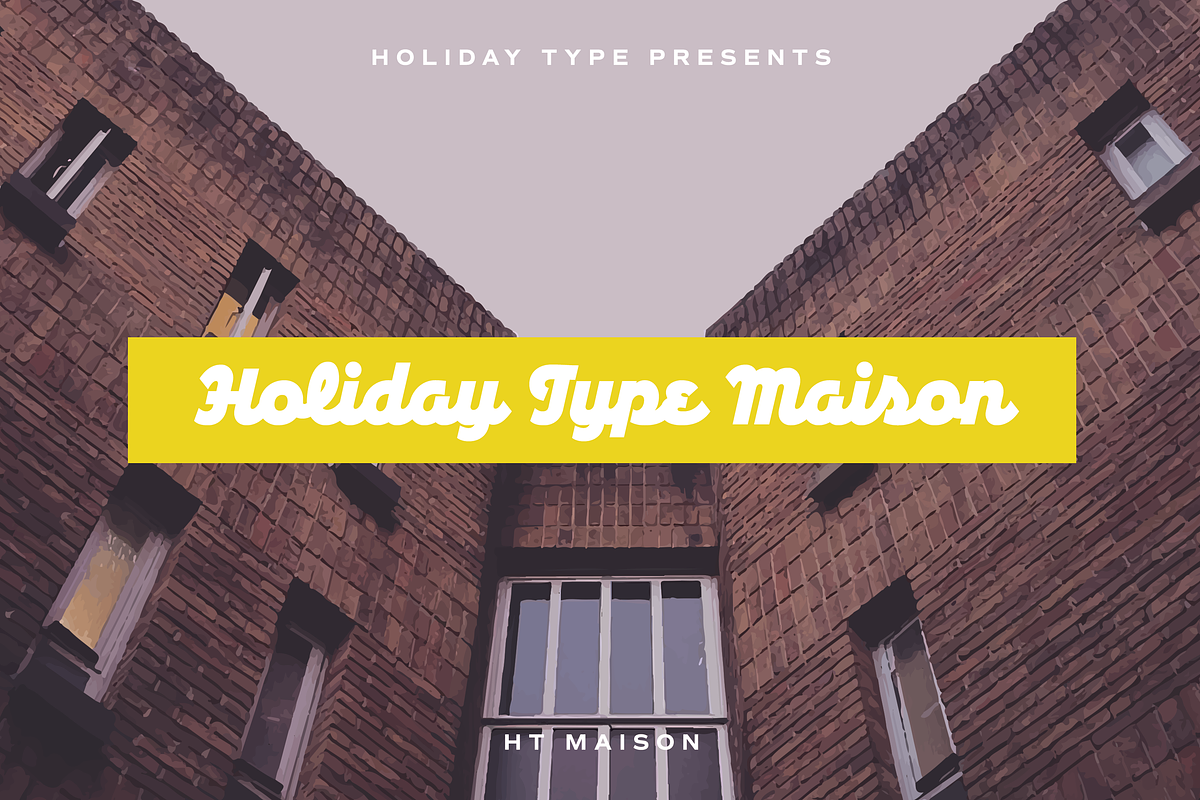 HT Maison, a Script Font by Dharma Type (Photo 1 of 4)