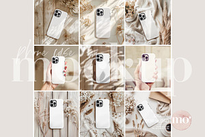 Phone case mockup bundle, a Product Mockup by MoMockups
