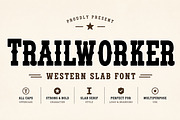 Trailworker, a Slab Serif Font by Wow Magic (Thumbnail 8 of 8)