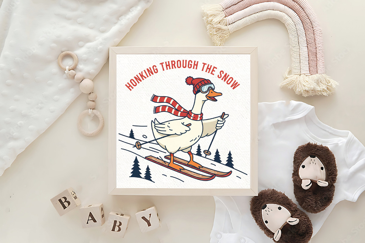 Honking Through the Snow Goose, an Illustration by CraftArtStudio (Photo 4 of 4)
