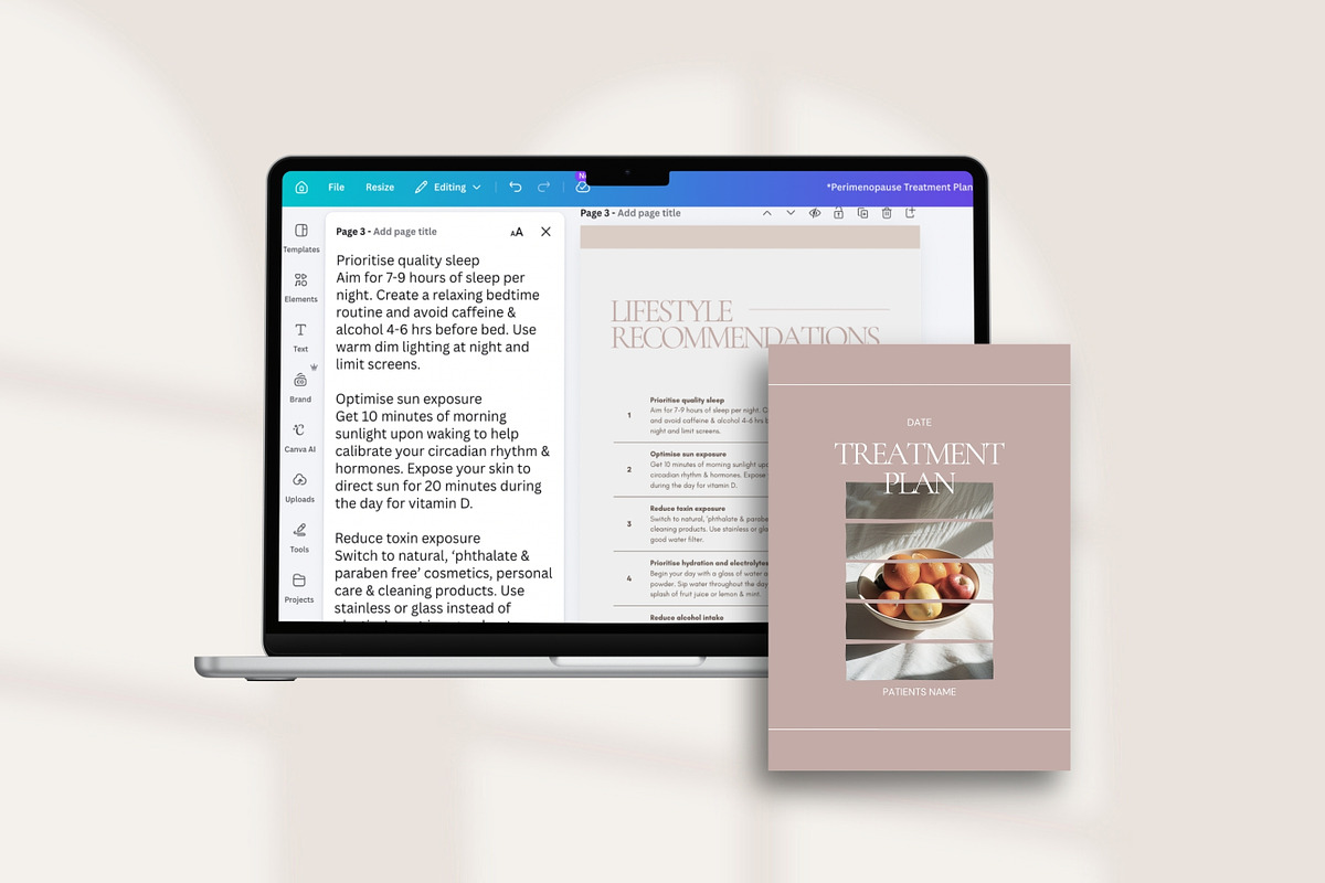 Menopause Canva Template Bundle, a Social Media Template by Naturopath Hub (Photo 9 of 10)