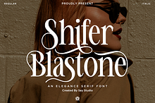 Shifer Blastone - Elegant Serif Font