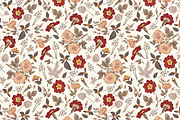 4 Seamless Flowers Primrose Petunia, a Pattern Graphic by Vintage (Thumbnail 5 of 15)