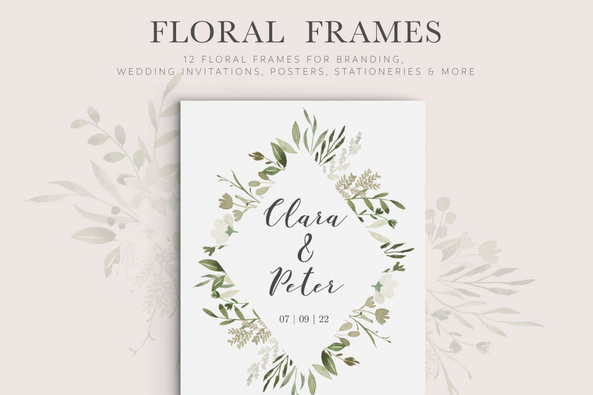 Neutral Botanicals Florals & Leaves, a Work Illustration by Momo Studio (Photo 3 of 16)