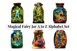 Magical Fairy World Alphabet Letters