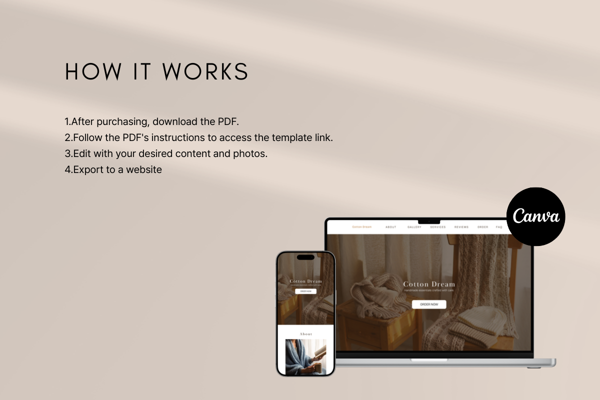 High-End Business Canva Website, a Landing Page Template by batang (Photo 5 of 5)