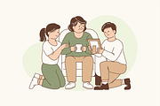 Vibrant Senior Life Illustration, an Object Graphic by Jump Studio (Thumbnail 10 of 12)