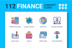 FINANCE CONCEPT ICONS